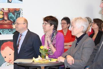 Präsident des VG Hüsing (links) und Direktorin des SG Poppinga (rechts)