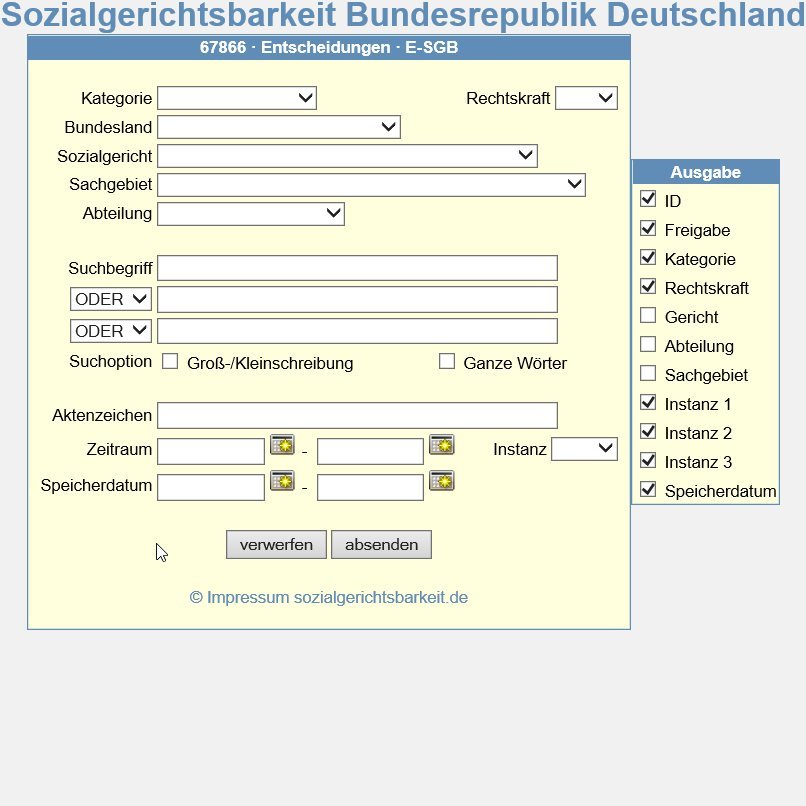 www.sozialgerichtsbarkeit.de